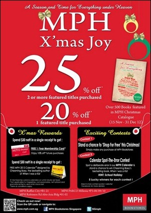 MPH-Bookstores-Christmas-Joy-Promotion-Branded-Shopping-Save-Money-EverydayOnSales_thumb 15 November-31 December 2012: MPH Bookstores Christmas Joy Promotion