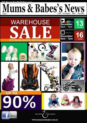 Mums-Babes-Warehouse-Sale-Branded-Shopping-Save-Money-EverydayOnSales_thumb 13-16 December 2012: Mums & Babes Warehouse Sale