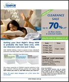 Tempur-Clearance-Sale-Branded-Shopping-Save-Money-EverydayOnSales_thumb 10-13 November 2012: Tempur Clearance Sale