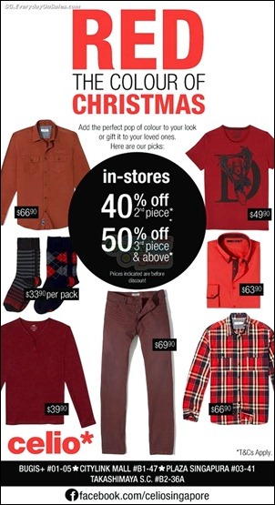 Celio-Red-Hot-Holiday-Promotion-Branded-Shopping-Save-Money-EverydayOnSales_thumb 19 Dec 2012-1 Jan 2013: Celio* Red Hot Holiday Promotion