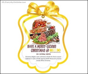 Christmas-Promotion-at-Kiseki-Japanese-Buffet-Restaurant-Branded-Shopping-Save-Money-EverydayOnS1 21-25 December 2012: Kiseki Japanese Buffet Restaurant Christmas Promotion