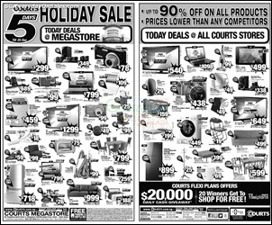 Courts-Holiday-Sale-Singapore-Branded-Shopping-Save-Money-EverydayOnSales_thumb 21-25 Dec 2012: Courts Megastore 5 Days Holiday Sale