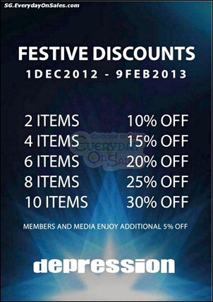 Depression-Festive-Discounts-Promotion-Branded-Shopping-Save-Money-EverydayOnSales_thumb 1 Dec 2012-9 Feb 2013: Depression Festive Discounts Promotion