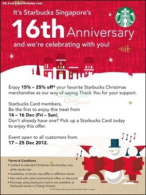 Starbucks-16th-Anniversary-Promotion-Branded-Shopping-Save-Money-EverydayOnSales_thumb 14-25 December 2012: Starbucks 16th Anniversary Promotion