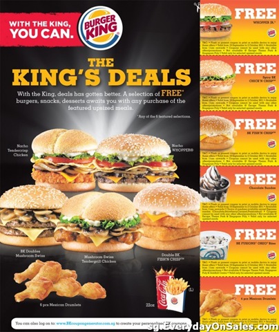 Burger King Singapore Double Deals - SG.EverydayOnSales.com