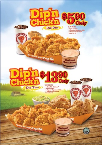 Popeyes New Dip'n Chick'n Combo Meals Deal