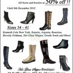 26 November-8 December 2012: Her Glass Slipper Half Price Promotion