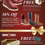 1-31 December 2012: Red Wing Shoes Year End Promotion