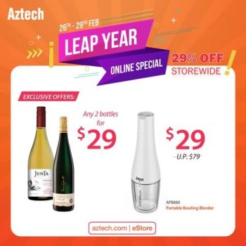 Aztech-Leap-Year-Online-Special-Promotion-350x350 26-29 Feb 2020: Aztech Leap Year Online Special Promotion