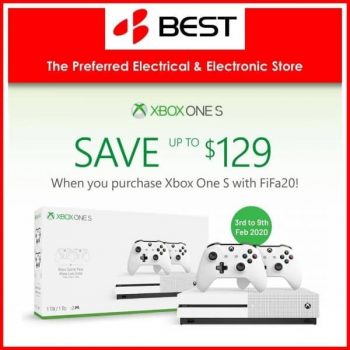 BEST-Denki-Xbox-One-S-with-Fifa20-Promotion-350x350 4 Feb 2020 Onward: BEST Denki Xbox One S with Fifa20 Promotion