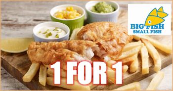 Big-Fish-Small-Fish-1-for-1-Classic-Fish-and-Chips-Promotion-at-JCube-350x184 12-29 Feb 2020: Big Fish Small Fish 1-for-1 Classic Fish and Chips Promotion at JCube