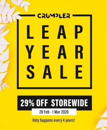 CRUMPLER-Leap-Year-Sale-350x423 28 Feb-1 Mar 2020: CRUMPLER Leap Year Sale