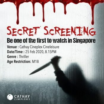 Cathay-Cineplexes-Secret-Screening-at-Cineleisure-350x350 25 Feb 2020: Cathay Cineplexes Secret Screening at Cineleisure