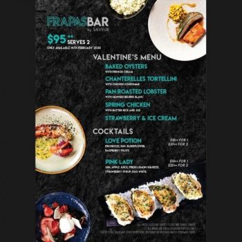 Cathay-Lifestyle-Valentines-Menu-Special-Treat-Promotion-350x350 4 Feb 2020 Onward: FrapasBar Valentine's Menu Special Treat Promotion at Cathay Lifestyle