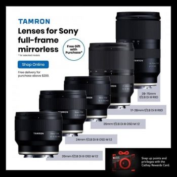 Cathay-Photo-Tamron-FE-lenses-Promotion-1-350x350 12 Feb 2020 Onward: Cathay Photo Tamron FE lenses Promotion