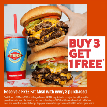 Fat-Burger-Free-Meal-Promotion-350x350 1-31 Mar 2020: Fat Burger Free Meal Promotion