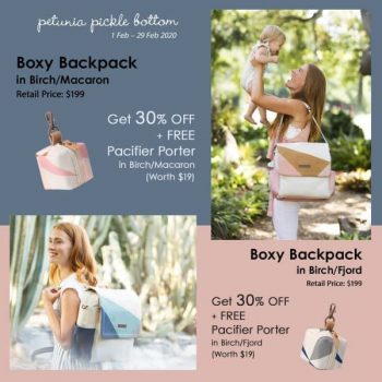 First-Few-Years-Petunia-Pickle-Bottom-Boxy-Backpack-Promotion-350x350 1-29 Feb 2020: First Few Years Petunia Pickle Bottom Boxy Backpack Promotion