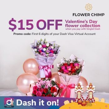 Flower-Chimp-Valentine’s-Day-Promotion-with-Singtel-Dash-350x350 6-14 Feb 2020: Flower Chimp Valentine’s Day Promotion with Singtel Dash