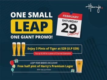 Harry’s-One-Small-LEAP-One-GIANT-Promotion-350x262 29 Feb 2020: Harry’s One Small LEAP, One GIANT Promotion