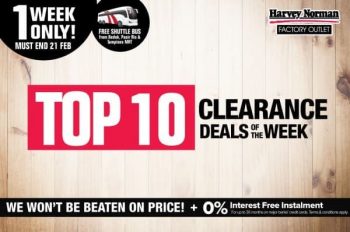 Harvey-Norman-Top-Clearance-Deals-of-the-Week-at-Factory-Outlet-350x232 17-21 Feb 2020: Harvey Norman Top Clearance Deals of the Week at Factory Outlet