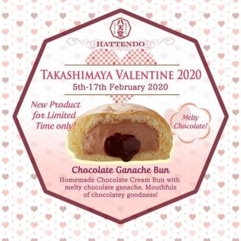 Hattendo-Valentine-Chocolate-Ganache-Bun-Promotion-at-Takashimaya-350x350 5-17 Feb 2020: Hattendo Valentine Chocolate Ganache Bun Promotion at Takashimaya
