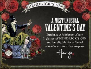 Hendricks-Gin-Valentines-Day-Promotion-at-Harry’s-350x263 3 Feb 2020 Onward: Hendrick's Gin Valentine's Day Promotion at Harry’s