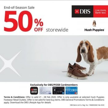 Hush-Puppies-End-Of-Season-Sale-with-DBS-or-POSB-Card-350x350 24-28 Feb 2020: Hush Puppies End Of Season Sale with DBS or POSB Card