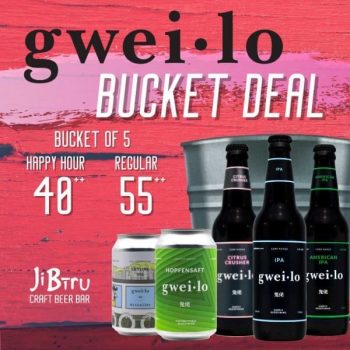 JiBiru-Japanese-Craft-Beer-Bar-Gweilo-Beer-Bucket-Promotion-350x350 5 Feb 2020 Onward: JiBiru Japanese Craft Beer Bar Gweilo Beer Bucket Promotion