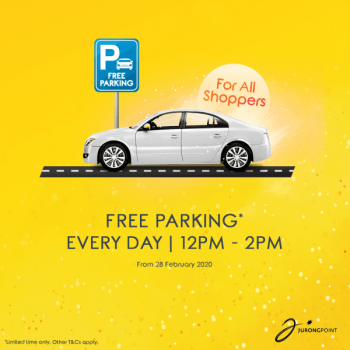 Jurong-Point-Free-Parking-Promotion-350x350 28 Feb 2020 Onward: Jurong Point Free Parking Promotion