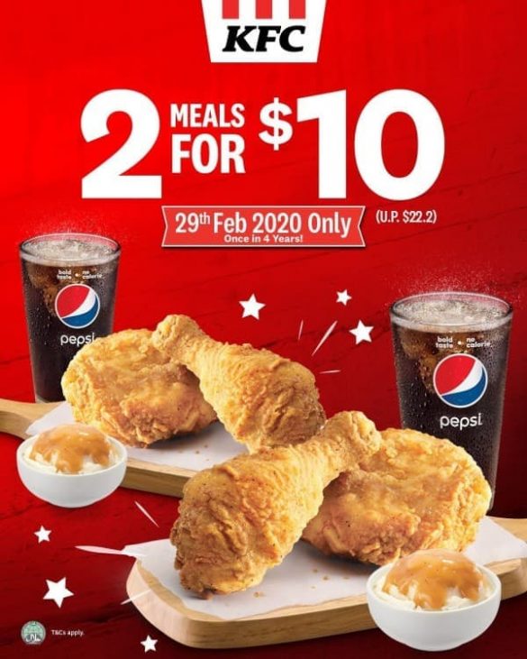 29 Feb 2020 KFC Leap Year Day Promotion