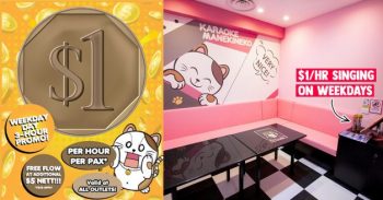 Karaoke-Manekineko-1-Per-Hour-Singing-Promotion-a-Permanent-Deal-on-Weekdays-350x183 6 Feb 2020 Onward: Karaoke Manekineko $1 Per Hour Singing Promotion a Permanent Deal on Weekdays