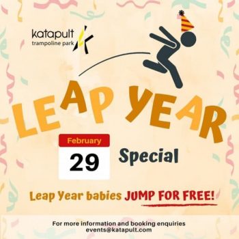 Katapult-Trampoline-Park-Leap-Year-Special-Promotion-350x350 29 Feb 2020: Katapult Trampoline Park Leap Year Special Promotion