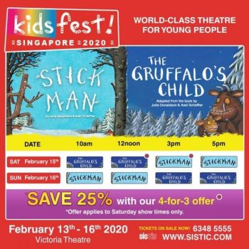 Kidsfest-4-for-3-Tickets-Sale-350x350 13-16 Feb 2020: Kidsfest 4-for-3 Tickets Sale