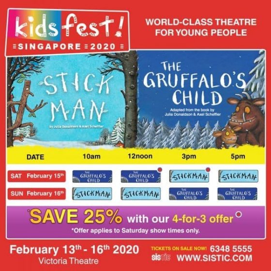 1316 Feb 2020 Kidsfest 4for3 Tickets Sale
