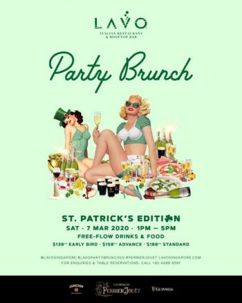 LAVO-Party-Brunch-St.-Patrick’s-Day-Themed-Affair-350x437 7 Mar 2020: LAVO Party Brunch St. Patrick’s Day Themed Affair