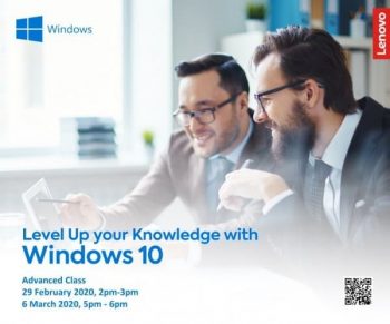 Lenovo-Skills-Advanced-Module-Level-up-your-Knowledge-with-Windows-10-Workshop-at-North-Bridge-Road-350x291 29 Feb 2020: Lenovo Skills Advanced Module Level up your Knowledge with Windows 10 Workshop at North Bridge Road