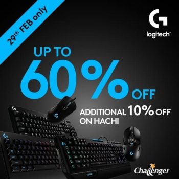 Logitech-Extra-Day-Extra-Savings-Sale-at-Challenger-350x350 29 Feb 2020: Logitech Extra Day, Extra Savings Sale at Challenger