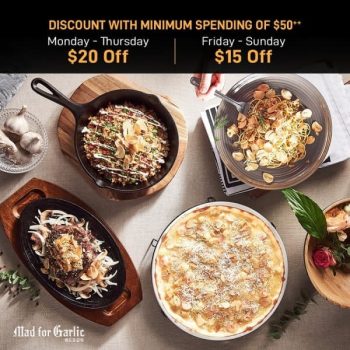 Mad-for-Garlic-A-La-Carte-Food-Items-Promotion-350x350 24 Feb-31 Mar 2020: Mad for Garlic A La Carte Food Items Promotion