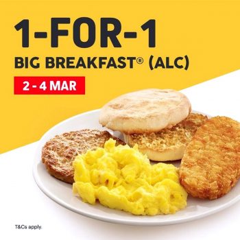 McDonalds-1-for-1-Big-Breakfast-from-2-4-Mar-2020-350x350 20 Feb-18 Mar 2020: McDonald’s 28 Days of Deals Promotion: 1-for-1 deals, $1 Cappuccino/Latte, FREE Hashbrown!!