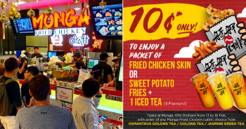 Monga-Fried-Chicken-10Cents-Promotion-350x184 13-16 Feb 2020: Monga Fried Chicken 10Cents Promotion at ION Orchard