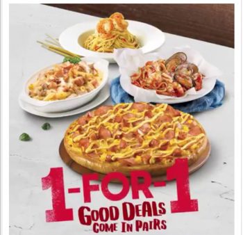 Pizza-Hut-1-for-1-Dine-in-Deal-350x338 19-29 Feb 2020: Pizza Hut 1-for-1 Dine-in Deal