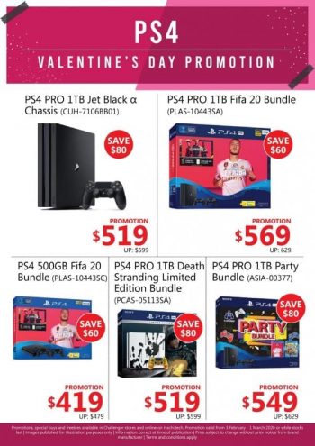 PlayStation-4-Valentines-Day-Promotion-at-Challenger-350x495 5 Feb 2020 Onward: PlayStation 4 Valentine's Day Promotion at Challenger