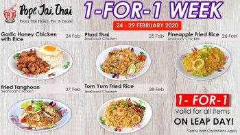 Pope-Jai-Thai-1-for-1-Promotion-at-SCAPE-350x197 24-29 Feb 2020: Pope Jai Thai 1-for-1 Promotion at SCAPE