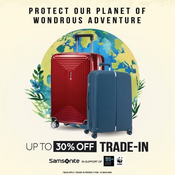7 Feb-31 Mar 2020: Samsonite Annual Luggage Trade-in Campaign Promotion ...