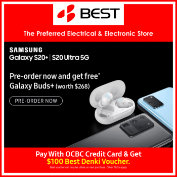 Samsung-Pre-Order-Promotion-with-OCBC-Credit-Card-at-BEST-Denki-350x350 25 Feb 2020 Onward: Samsung Pre-Order Promotion with OCBC Credit Card at BEST Denki