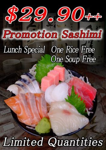 Sandaime-Bunji-Sashimi-Lunch-Promotion-350x495 19 Feb 2020 Onward: Sandaime Bunji Sashimi Lunch Promotion