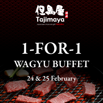Tajimaya-1-for-1-Wagyu-Buffet-Promotion-350x350 24-25 Feb 2020: Tajimaya 1-for-1 Wagyu Buffet Promotion at VivoCity