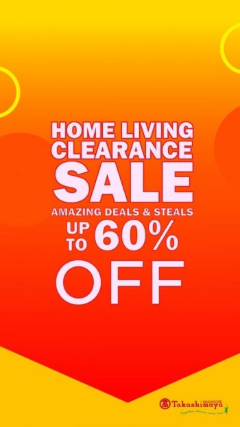 Takashimaya-Home-Living-Clearance-Sale-350x622 12-20 Feb 2020: Takashimaya Home Living Clearance Sale