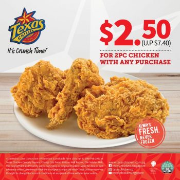 Texas-Chicken-2pcs-Chicken-Promotion-350x350 18-29 Feb 2020: Texas Chicken 2pcs Chicken Promotion