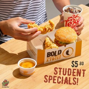 Texas-Chicken-Mega-Crunch-Box-Student-Special-Promotion-350x350 26 Feb 2020 Onward: Texas Chicken Mega Crunch Box Promotion